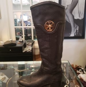 Tory Burch Black Leather Boots